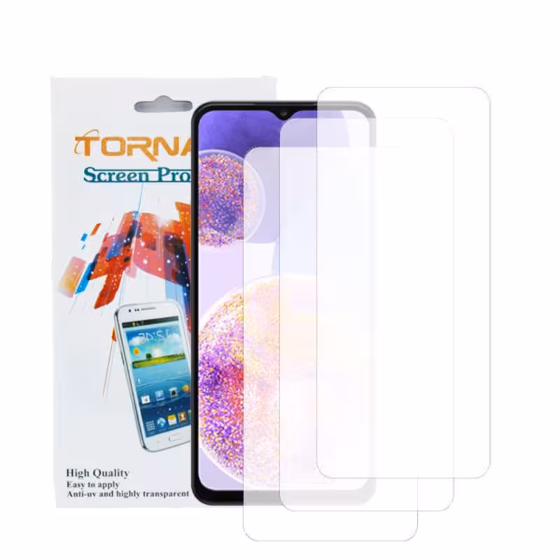محافظ صفحه نمایش نانوگلس مدل TORNADO مناسب موبایل Galaxy A23 بسته 3 عددی