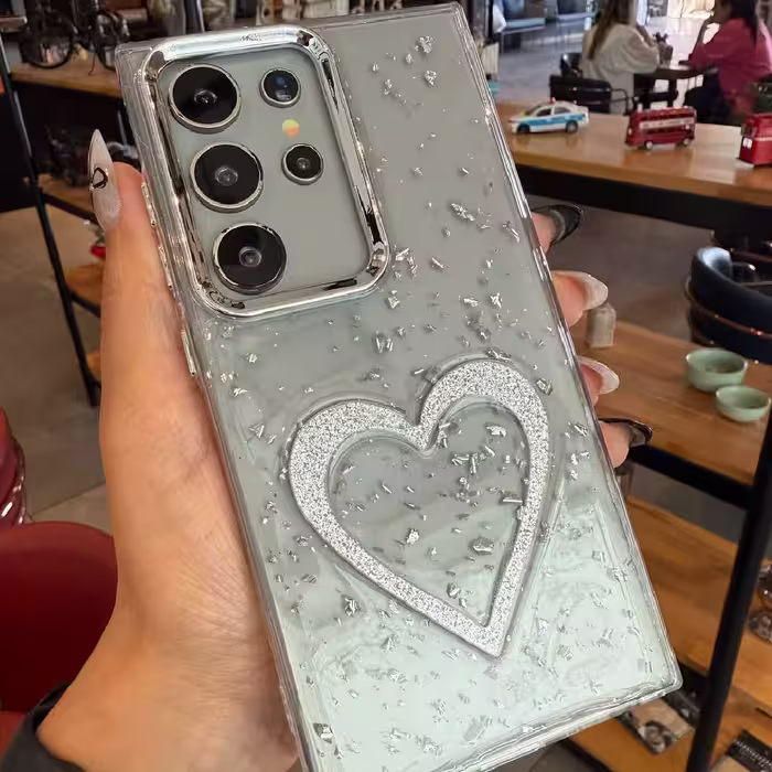 قاب قلب اکلیلی براق برای سامسونگ