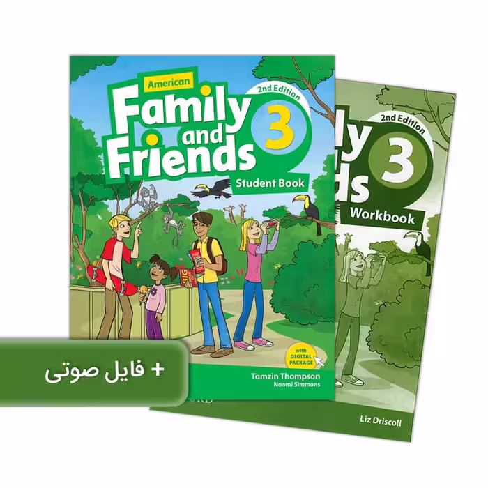 امریکن فمیلی اند فرندز سه ویرایش دوم American Family and Friends 3 2nd Edition