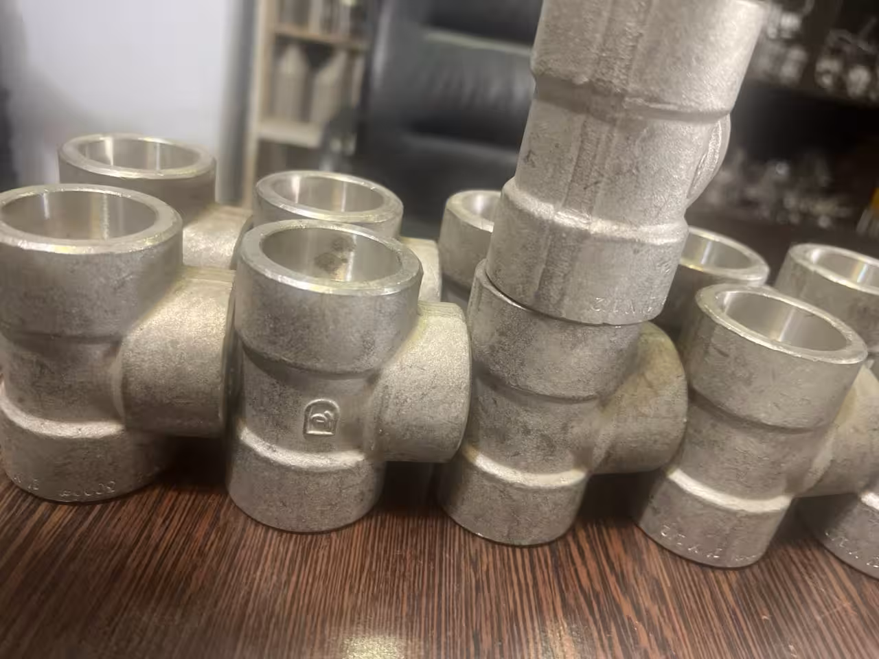 سه راه تبدیلی ساکت ولد سایز 1" به 1/2"ینج کلاس 3000 از جنس SA182F304