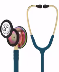گوشی لیتمن کلاسیک 3 آبی کاربنی رنگین کمانی مدل Littmann classic III Caribbean Blue Rainbow 5807