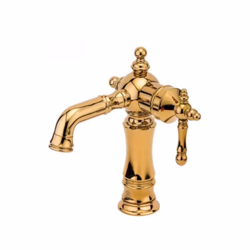 شیر روشویی قهرمان مدل نگین طلایی