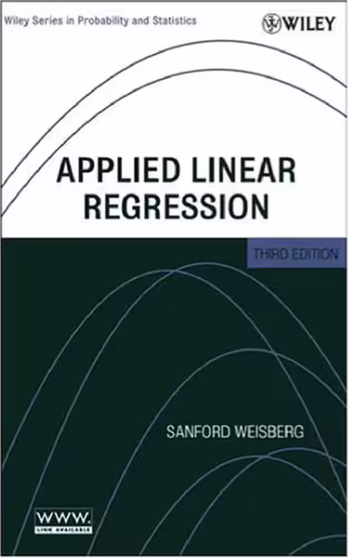 خرید و دانلود نسخه کامل کتاب Applied linear regression