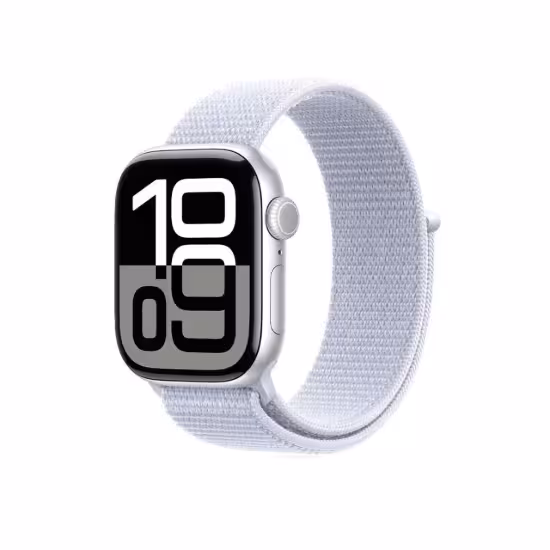 ساعت هوشمند اپل واچ مدل Series SE 2024 Sliver Al Blue Cloud SL 44mm