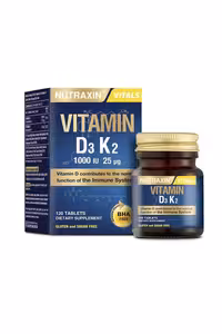 قرص ویتامین D3 K2 نوتراکسین - بسته 120 عددی