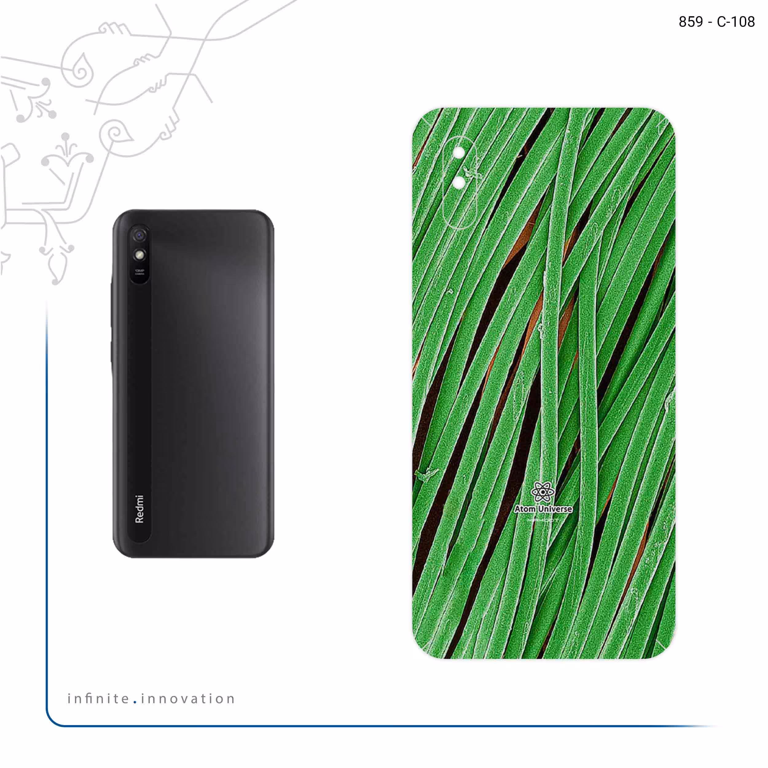 برچسب پوششی ماهوت مدل Atom Universe 5 مناسب برای گوشی موبایل شیائومی Redmi 9i Sport