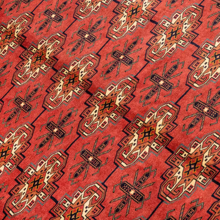 فرش دستبافت  سه و نیم متری مدل ترکمن کد 40.1933