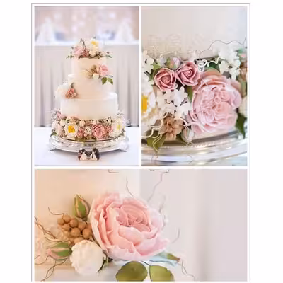 ابزار تزیین کیک بهگز مدل گل رز مجموعه 9 عددی