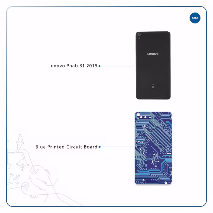 برچسب پوششی ماهوت مدل Blue Printed Circuit Board مناسب برای تبلت لنوو Phab B1 2015