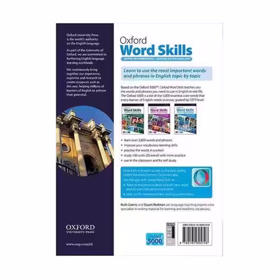کتاب Oxford Word Skills Advanced Second Edition اثر Ruth Gairns And Stuart Redman انتشارات سپاهان