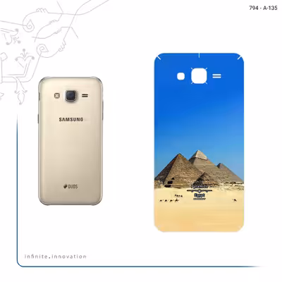 برچسب پوششی ماهوت مدل Pyramids of Egypt مناسب برای گوشی موبایل سامسونگ Galaxy J7 2015