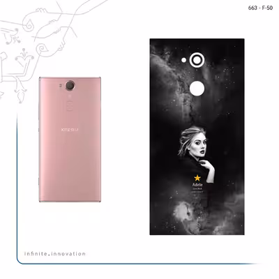 برچسب پوششی ماهوت مدل Adele مناسب برای گوشی موبایل سونی Xperia XA2 Ultra