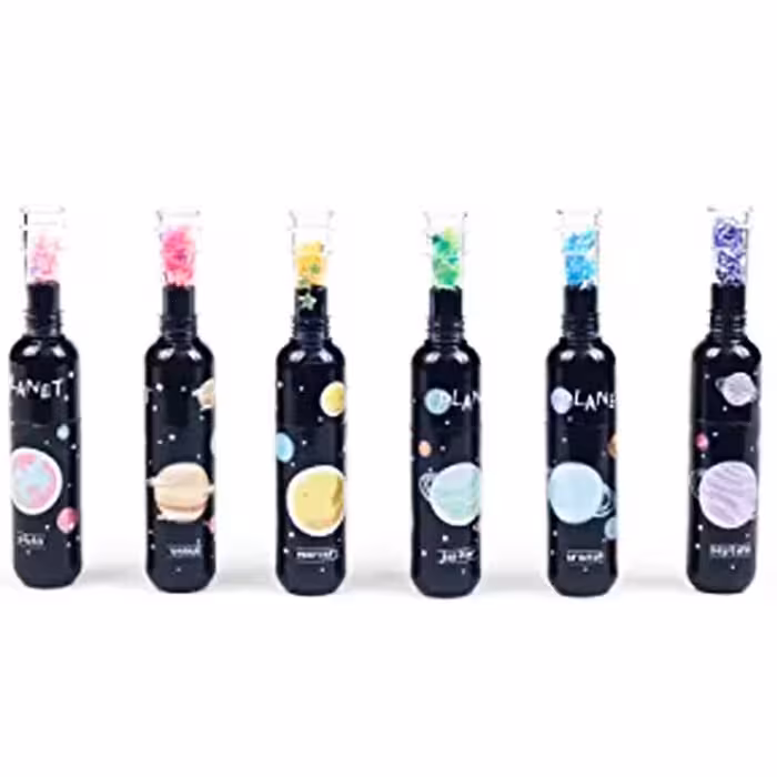 ماژیک علامت گذار مدل کهکشان کد STR بسته 6 عددی