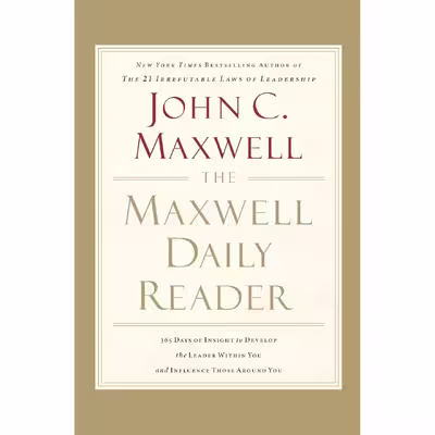 کتاب The Maxwell Daily Reader اثر John C. Maxwell انتشارات HarperCollins Leadership