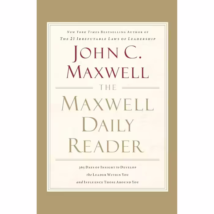 کتاب The Maxwell Daily Reader اثر John C. Maxwell انتشارات HarperCollins Leadership