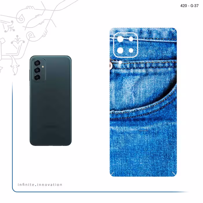 برچسب پوششی ماهوت مدل Fabric Texture 7 مناسب برای گوشی موبایل سامسونگ Galaxy M62