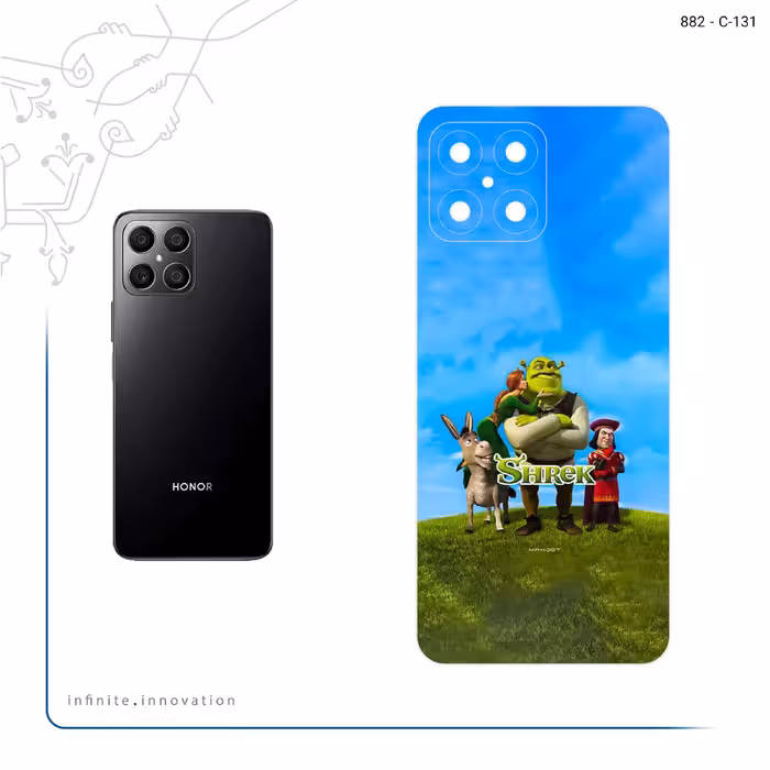 برچسب پوششی ماهوت مدل Shrek مناسب برای گوشی موبایل آنر X8