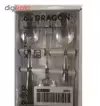 قاشق قهوه خوری ایکیا مدل DRAGON بسته 6 عددی