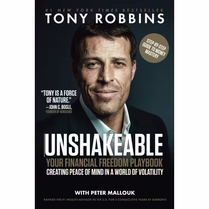 کتاب Unshakeable اثر Tony Robbins and Peter Mallouk انتشارات Simon &amp; Schuster, Inc