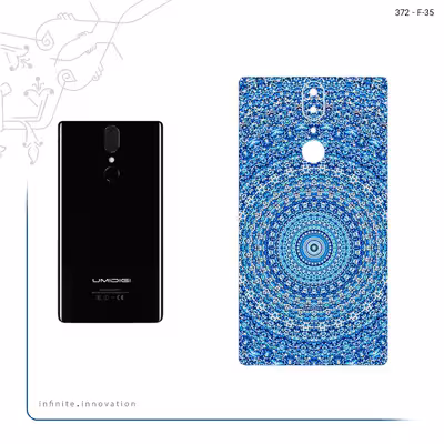 برچسب پوششی ماهوت مدل Mandala Design 1 مناسب برای گوشی موبایل یومی Crystal