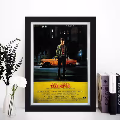 تابلو مدل فیلم Taxi Driver کد S0621-b