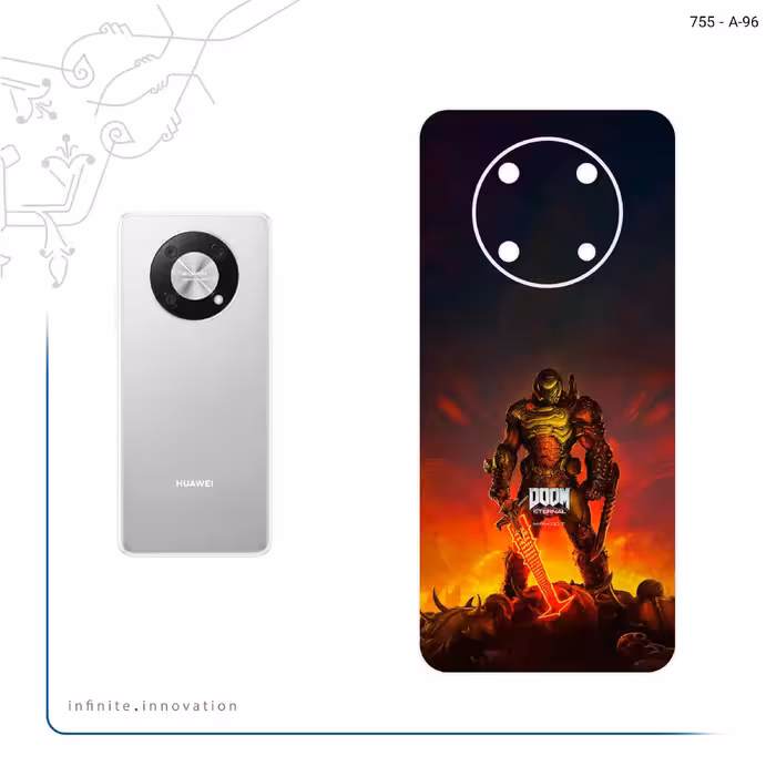 برچسب پوششی ماهوت مدل DOOM Game Series مناسب برای گوشی موبایل هوآوی Nova Y90