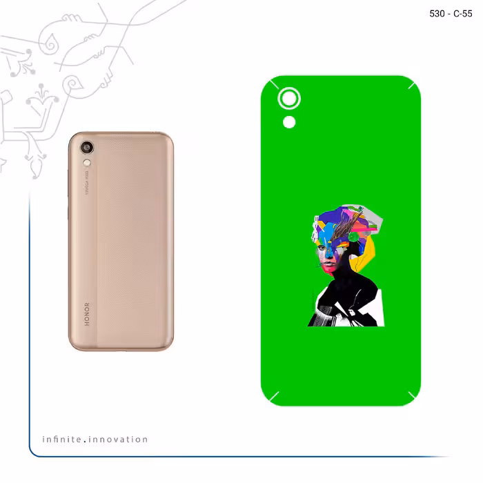 برچسب پوششی ماهوت مدل Collage of Women Portrait 3 مناسب برای گوشی موبایل آنر 8S