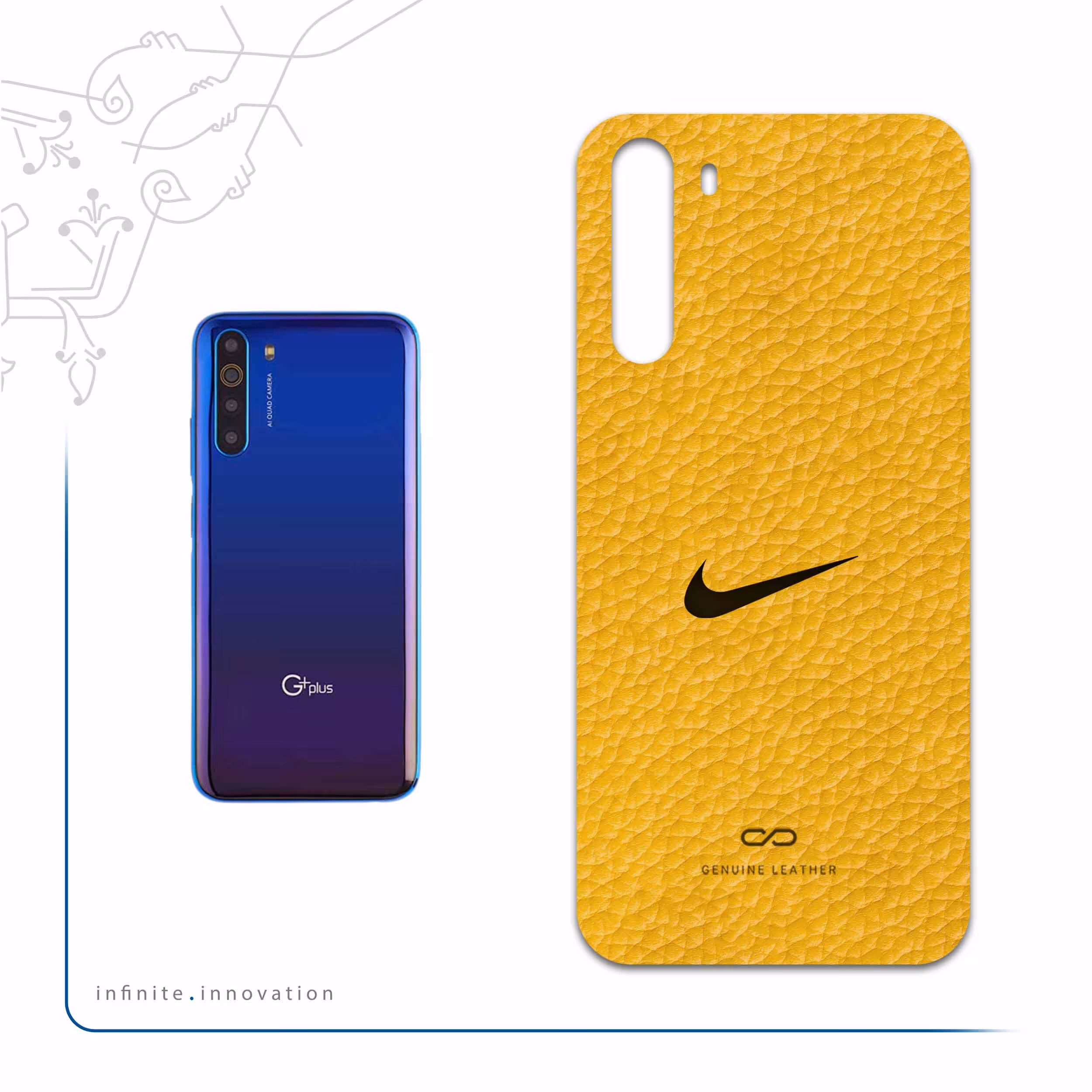 برچسب پوششی ماهوت مدل ML-NK مناسب برای گوشی موبایل جی پلاس X10