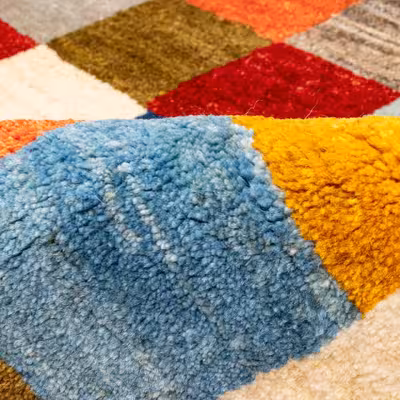 گبه دستباف ذرع و نیم سی پرشیا کد 122232