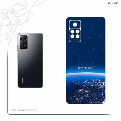 برچسب پوششی ماهوت مدل Space X مناسب برای گوشی موبایل شیائومی Redmi Note 11 Pro