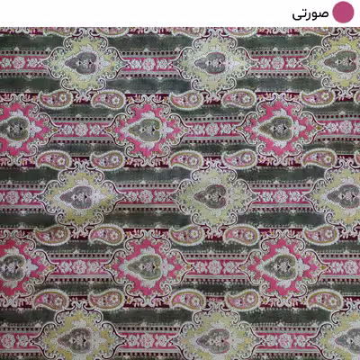 ملحفه تشک مهمان سندس مدل ترمه کد ّF847 یک نفره سایز 195x90 سانتی متر