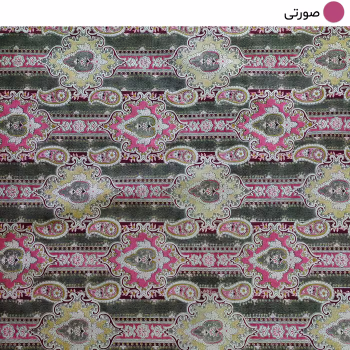 ملحفه تشک مهمان سندس مدل ترمه کد ّF847 یک نفره سایز 195x90 سانتی متر