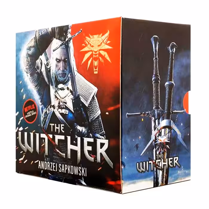 کتاب The Witcher اثر Andrzej Sapkowski انتشارات الوندپویان 8 جلدی