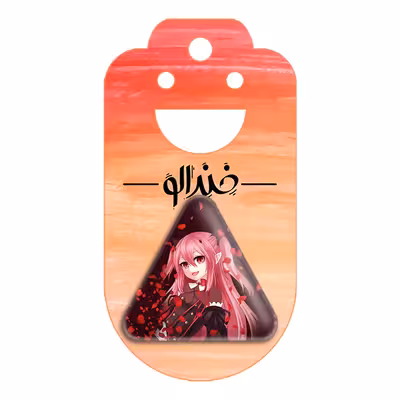 پیکسل خندالو طرح کورل تپس انیمه اسرافیل پایانی مدل مثلثی کد 12634