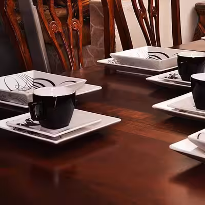 بشقاب خورش خوری آکسفورد کد EL-003 بسته 6 عددی