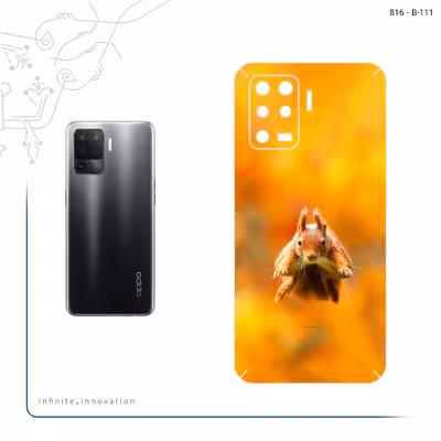 برچسب پوششی ماهوت مدل Squirrel مناسب برای گوشی موبایل اپو A94 4G