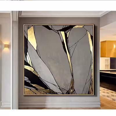 تابلو نقاشی اکریلیک طرح انتزاعی مدل پروانه کد A7014