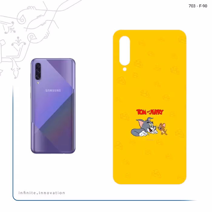 برچسب پوششی ماهوت مدل Tom and Jerry مناسب برای گوشی موبایل سامسونگ Galaxy A50s