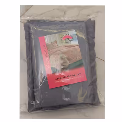 سرویس ملحفه روژان خواب طرح سپید S 80 یک نفره 2 تکه