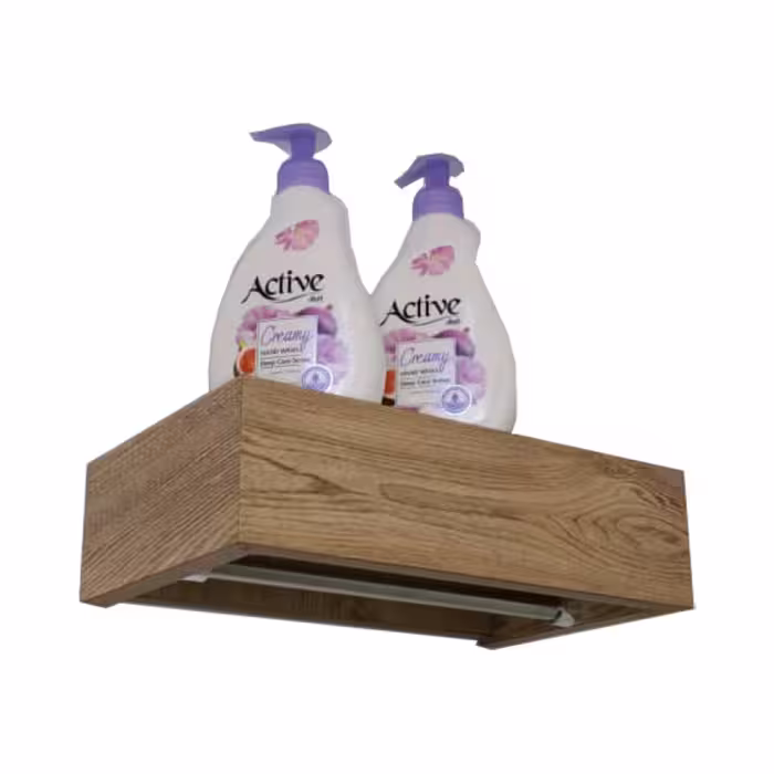 شلف دیواری سایا کابینت مدل شلف جای حوله دار