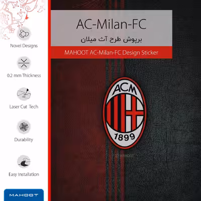 برچسب پوششی ماهوت مدل AC-Milan-FullSkin مناسب برای گوشی موبایل اینفینیکس Note 10