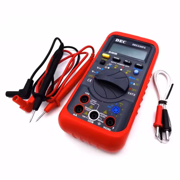 مولتی متر دیجیتال مدل DEC 330FC