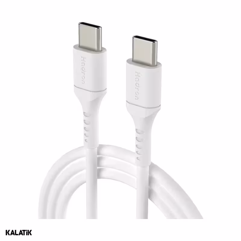 کابل تبدیل USB-C به USB-C هادرون مدل HTC-C-C01L به طول 2 متر