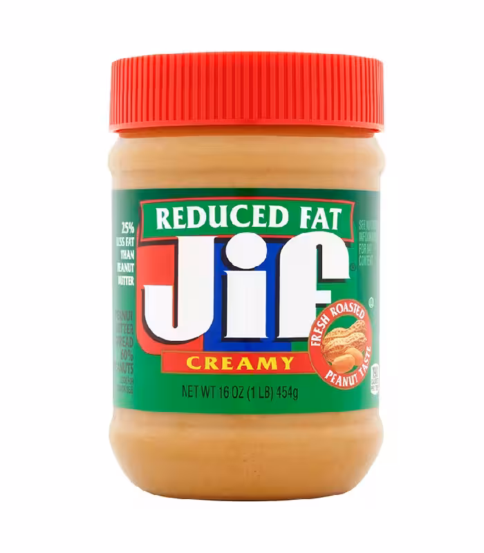 کره بادام زمینی رژیمی کم چرب جیف Jif وزن 454 گرم
