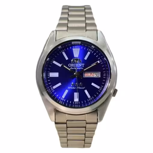 اورینت 3 ستاره دو تقویم ORIENT B-1088G صفحه سرمه ای موتور ژاپن