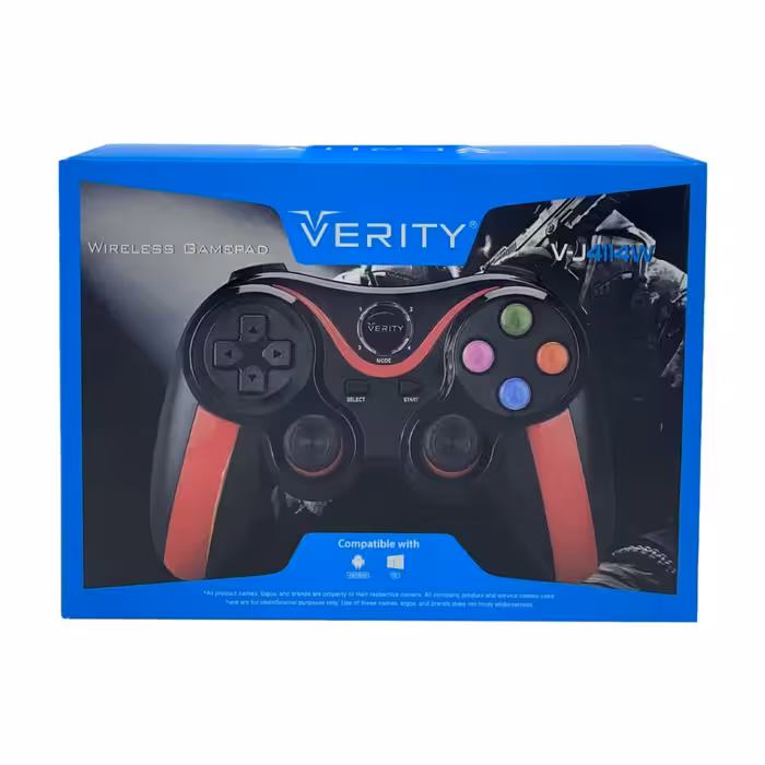 دسته بازی تک شوک بی سیم VERITY 4114