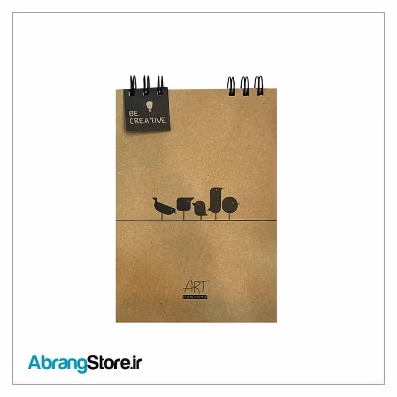 دفتر طراحی برگ طرح کلاغ A5