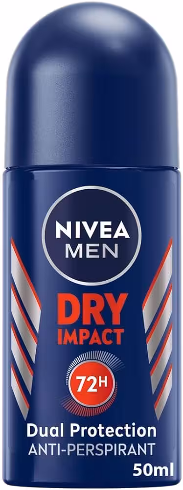 مام رول مردانه مدل DRY IMPACT نیوآ 50میلی (NIVEA)