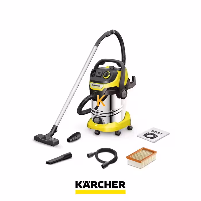 جارو برقی نیمه صنعتی آب و خاک WD 6 P S V-30/6/22/T کارچر