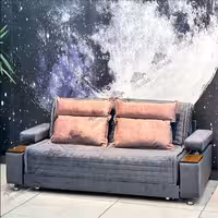 مبل کاناپه تخت شو دو نفره چرخ دار ریلی مدل لاریکس